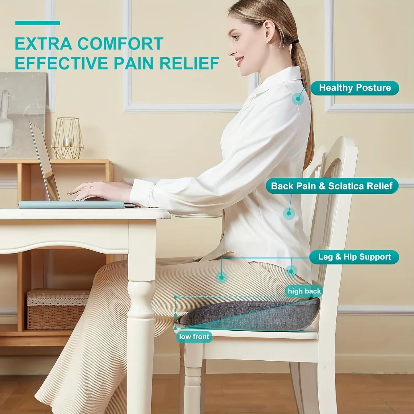 Premium Sciatica Back Pain Relief Cushion